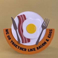 bacon and eggs rocker card print and cut