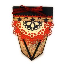 box 3d treat tote bunting doilies