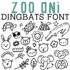 cg zoo ani dingbats
