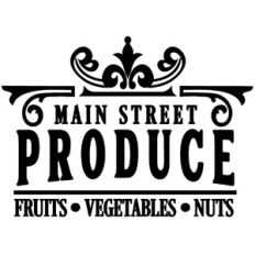 main street produce sign