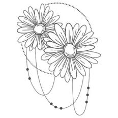 daisy boho bead
