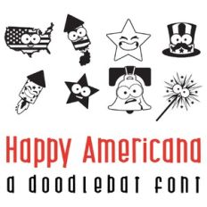 happy american doodlebat