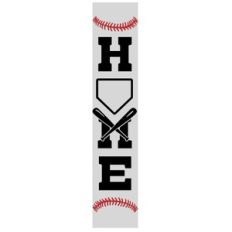home baseball porch sign