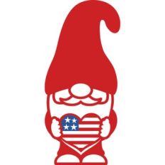 gnome flag heart