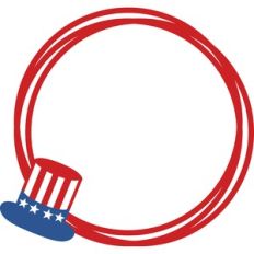 top hat circle frame