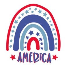 patriotic rainbow