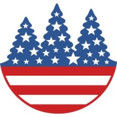 wood flag
