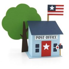 3d house patriotic post office