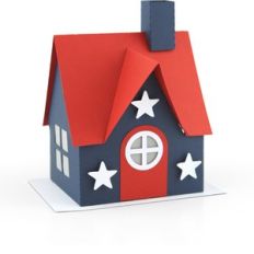 3d patriotic house