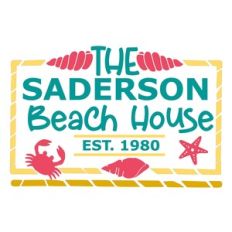 beach house sign