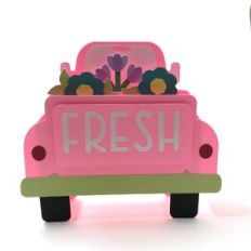fresh flowers truck box card