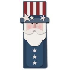 card tall uncle sam head torso