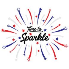 time to sparkle independence day fireworks