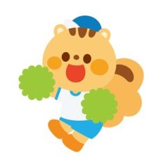 squirrel sports day cheering