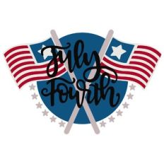 fourth of july flags