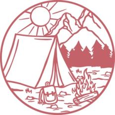camping tent scene