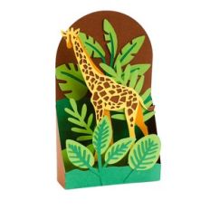 giraffe jungle box card