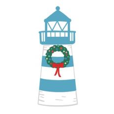christmas lighthouse