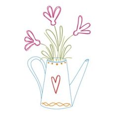 sketched garden