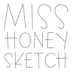 dtc miss honey sketch font