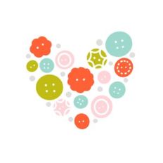 button heart