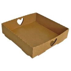 square tray with heart handles