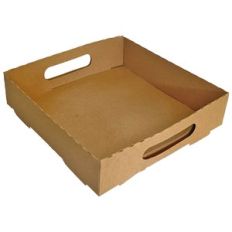 square tray with rounded handles
