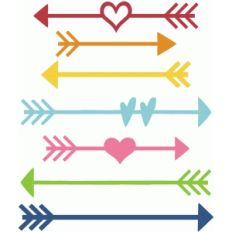 thin arrows