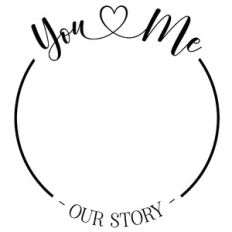 you heart me our story heart circle frame
