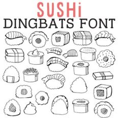 cg sushi dingbats