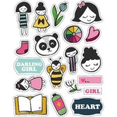 ml girl friends stickers