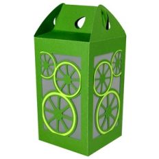 lime summer decor lantern