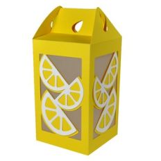 lemon summer decor lantern