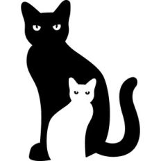 cats silhouette