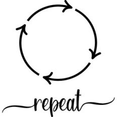 repeat - laundry sign design