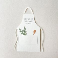 get your fant pants ready apron card by farren celeste
