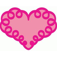 loopy heart frame