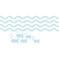 waves and fish