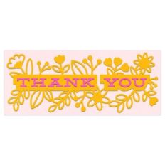 thank you slimline card
