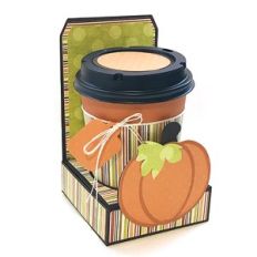 pumpkin coffee tote and sleeve