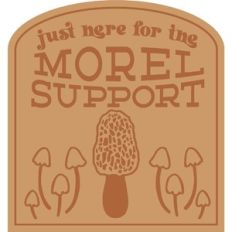just here for the morel support