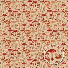 mushroom printable background