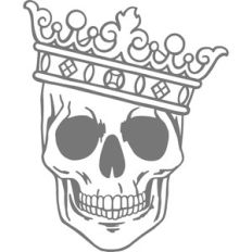 skull with crown