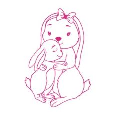 bunny mom and baby