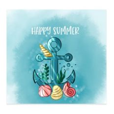 happy summer print n cut summer card