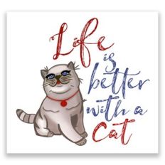 life is better with a cat print n cut printable