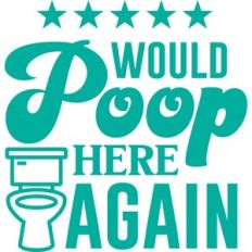 would poop here again