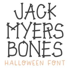 dtc jack myers bones halloween font