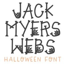 dtc jack myers webs halloween font