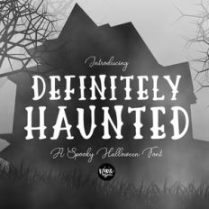 dtc definitely haunted halloween font